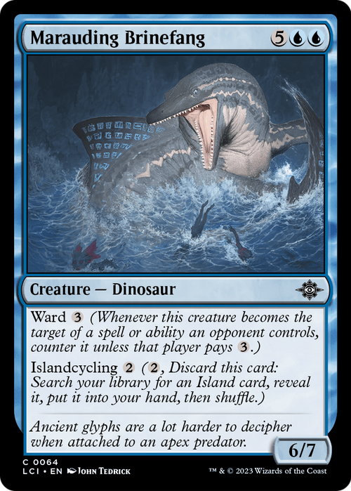 Marauding Brinefang (LCI-064) - The Lost Caverns of Ixalan Foil