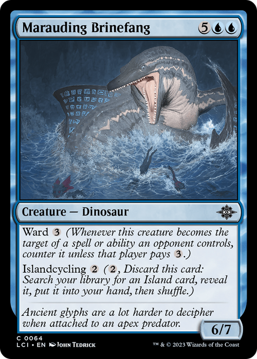 Marauding Brinefang (LCI-064) - The Lost Caverns of Ixalan
