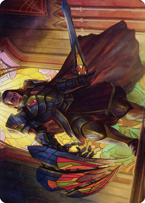 Benalish Sleeper // Benalish Sleeper (ADMU-004) - Dominaria United Art Series (Borderless) Foil