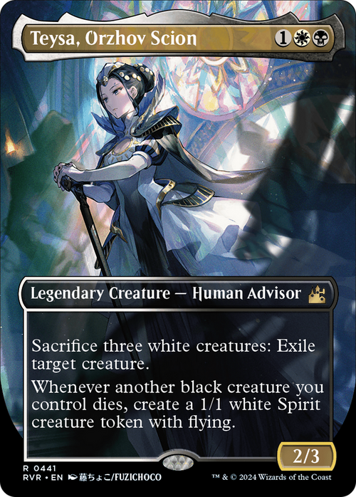 Teysa, Orzhov Scion (Anime Borderless) (RVR-441) - Ravnica Remastered