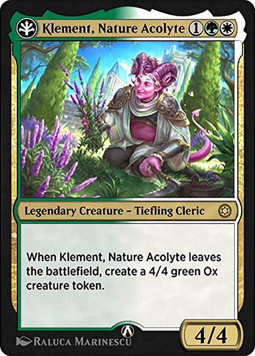 Klement, Nature Acolyte (HBG-01G) - Alchemy Horizons: Baldur's Gate