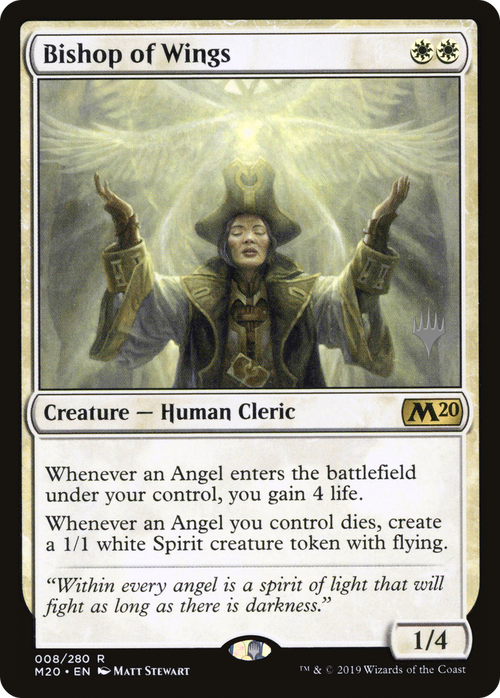 Bishop of Wings (PPM20-08P) - Core Set 2020 Promos Foil