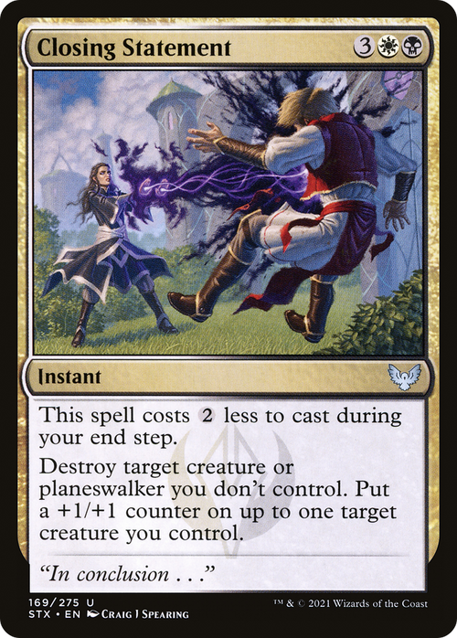 Closing Statement (STX-169) - Strixhaven: School of Mages Foil