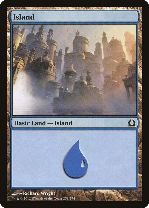Island (258) (RTR-258) - Return to Ravnica