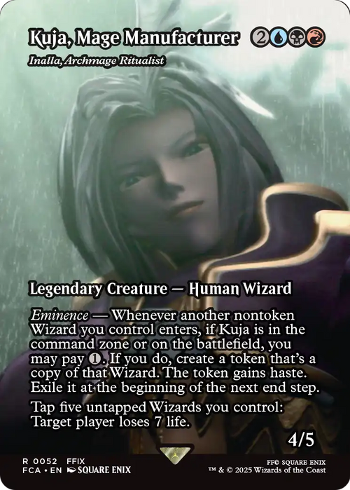 Kuja, Mage Manufacturer - Inalla, Archmage Ritualist (Showcase) (FCA-052) - FINAL FANTASY: Through the Ages / Kuja, Mage Manufacturer (Borderless)