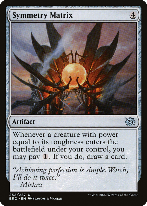 Symmetry Matrix (BRO-252) - The Brothers' War Foil
