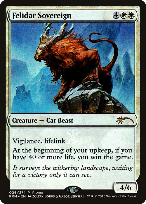 Felidar Sovereign (MEDIA-26★) - Battle for Zendikar Promos Foil