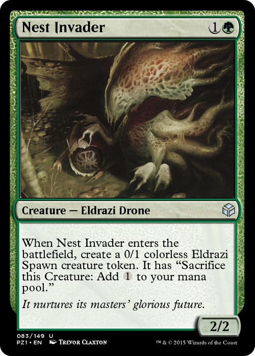 Nest Invader (PZ1-083) - Legendary Cube Prize Pack Foil