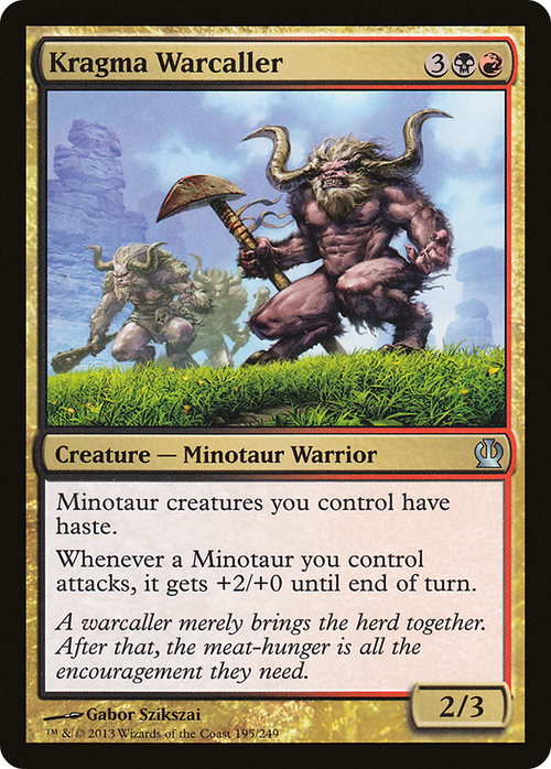 Kragma Warcaller (THS-195) - Theros Foil