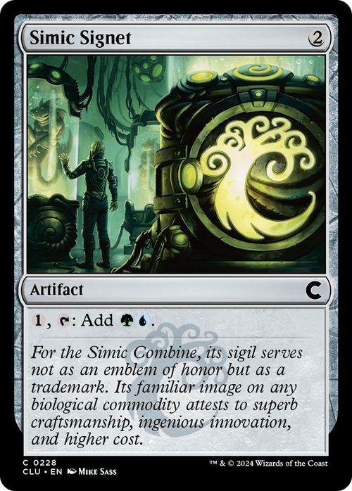 Simic Signet (CLU-228) - Ravnica: Clue Edition