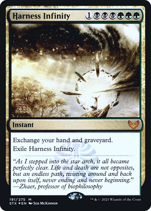 Harness Infinity (PRE-191S) - Strixhaven: School of Mages Promos Foil