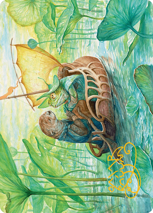 Run Away Together // Run Away Together (ABLB-011) - Bloomburrow Art Series (Borderless) Foil