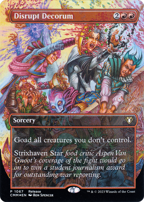 Disrupt Decorum (LARP-1067) - Commander Masters (Borderless) Foil