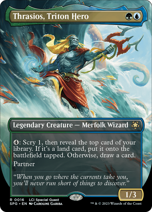 Thrasios, Triton Hero (Borderless) (SPG-016) - Special Guests