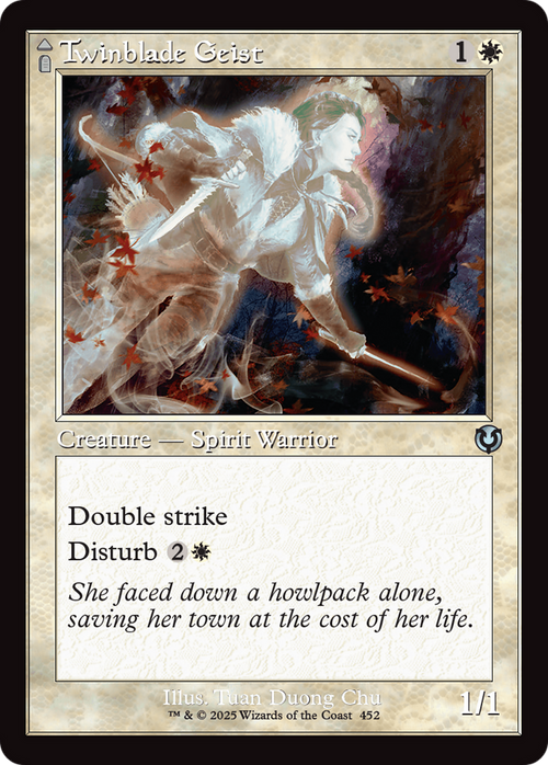 Twinblade Geist (Retro Frame) (INR-452) - Innistrad Remastered