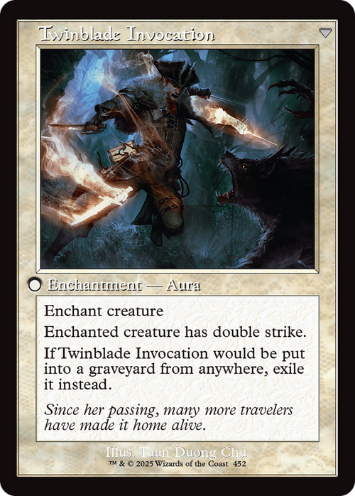 Twinblade Geist (Retro Frame) (INR-452) - Innistrad Remastered Foil