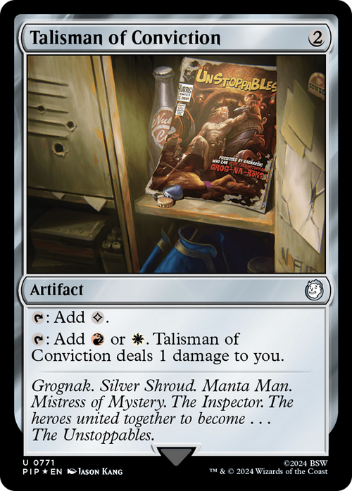 Talisman of Conviction (Surge Foil) (PIP-771) - Fallout Foil