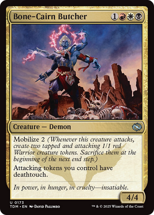 Bone-Cairn Butcher (TDM-173) - Tarkir: Dragonstorm