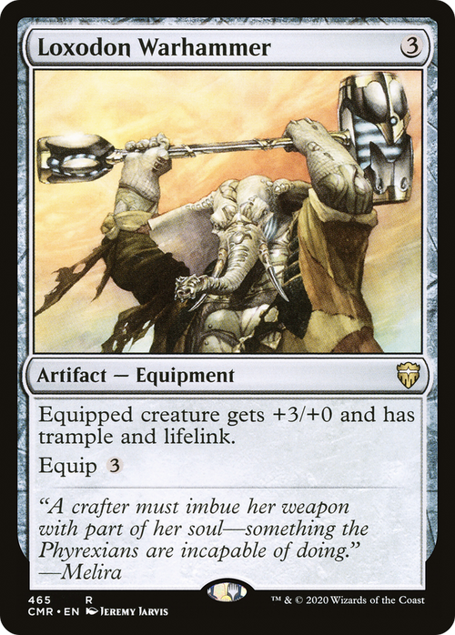 Loxodon Warhammer (CMR-465) - Commander Legends