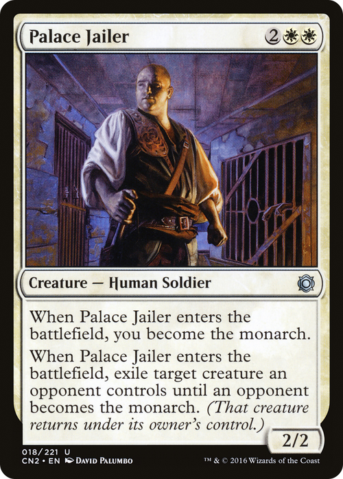 Palace Jailer (CN2-018) - Conspiracy: Take the Crown Foil