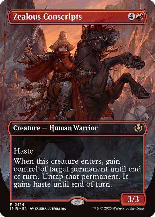 Zealous Conscripts (Borderless) (INR-314) - Innistrad Remastered Foil