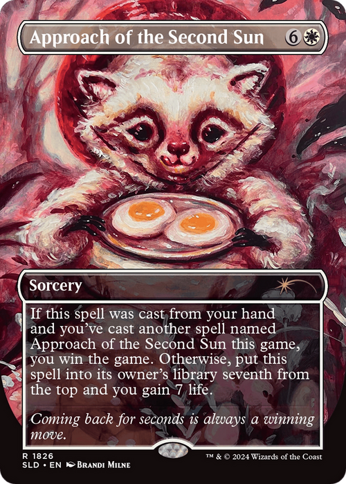 Approach of the Second Sun (Rainbow Foil) (SLD-1826) - Secret Lair Drop (Borderless) Foil