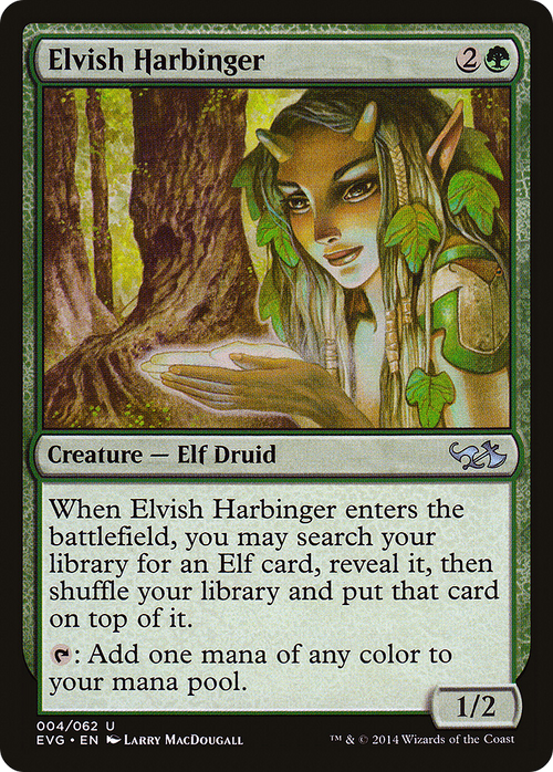 Elvish Harbinger (DD3-004) - Duel Decks Anthology: Elves vs. Goblins