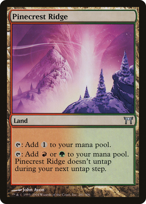 Pinecrest Ridge (CHK-281) - Champions of Kamigawa
