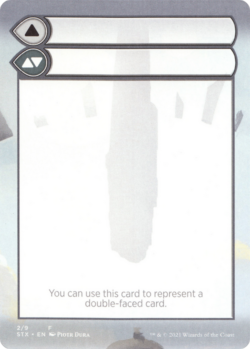 Double-Faced Substitute Card (SSTX-002) - Strixhaven: School of Mages Substitute Cards (Borderless)