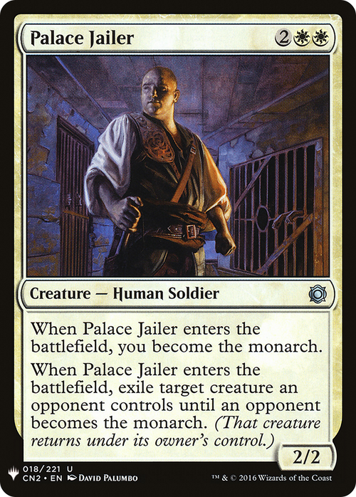 Palace Jailer (LIST-CN2-18) - The List