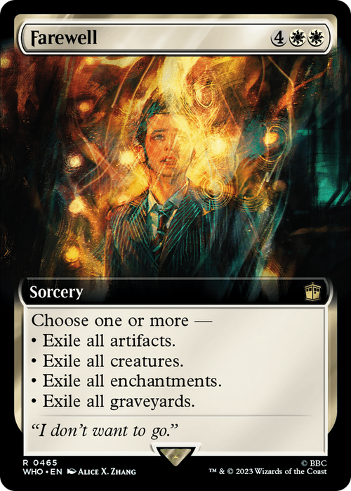 Farewell (Extended Art) (WHO-465) - Doctor Who: (Extended Art) Foil