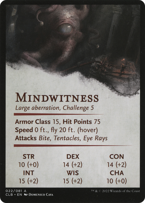 Consuming Aberration // Consuming Aberration (ACLB-022) - Battle for Baldur's Gate Art Series (Borderless) Foil