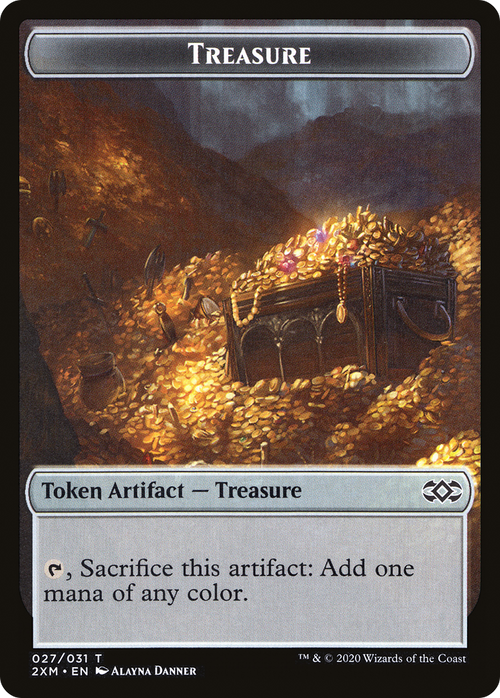 Treasure (T2XM-027) - Double Masters Tokens Foil