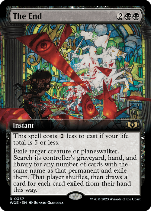 The End (Extended Art) (WOE-337) - Wilds of Eldraine: (Extended Art)