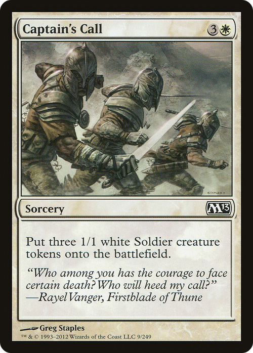 Captain's Call (M13-009) - Magic 2013 Foil
