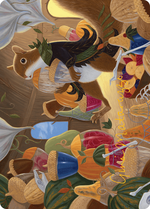 Stocking the Pantry // Stocking the Pantry (ABLB-024) - Bloomburrow Art Series (Borderless) Foil
