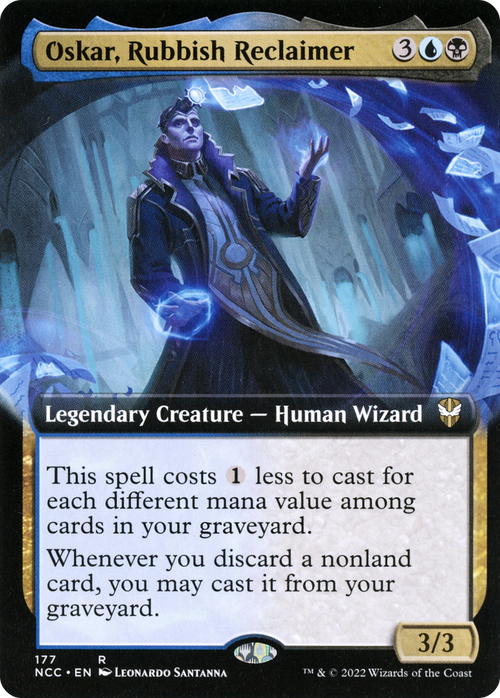 Oskar, Rubbish Reclaimer (Extended Art) (NCC-177) - New Capenna Commander: (Extended Art)
