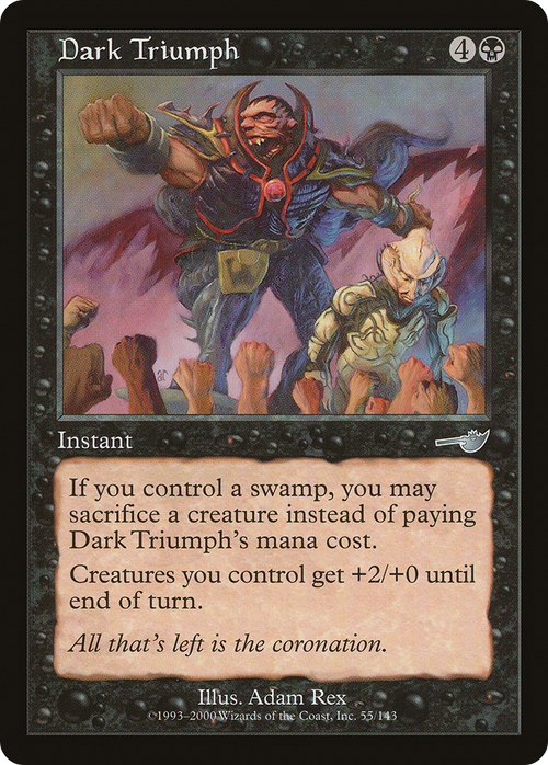 Dark Triumph (NMS-055) - Nemesis Foil