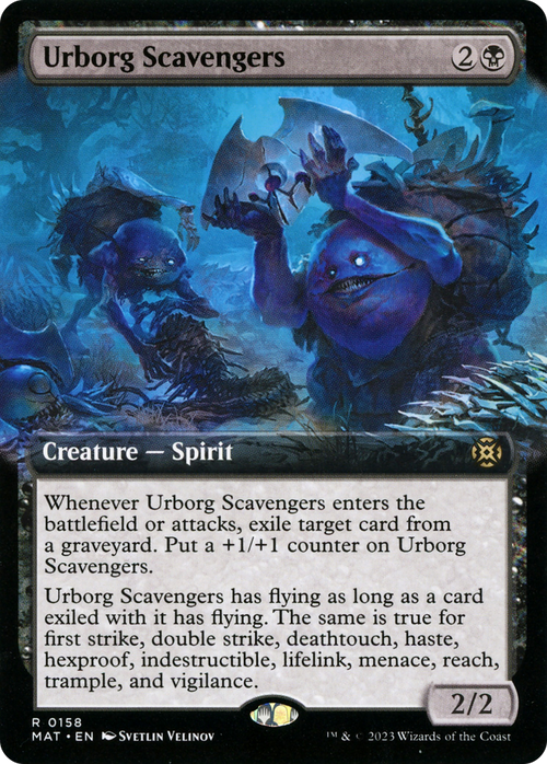 Urborg Scavengers (Extended Art) (MAT-158) - March of the Machine: The Aftermath: (Extended Art) Foil
