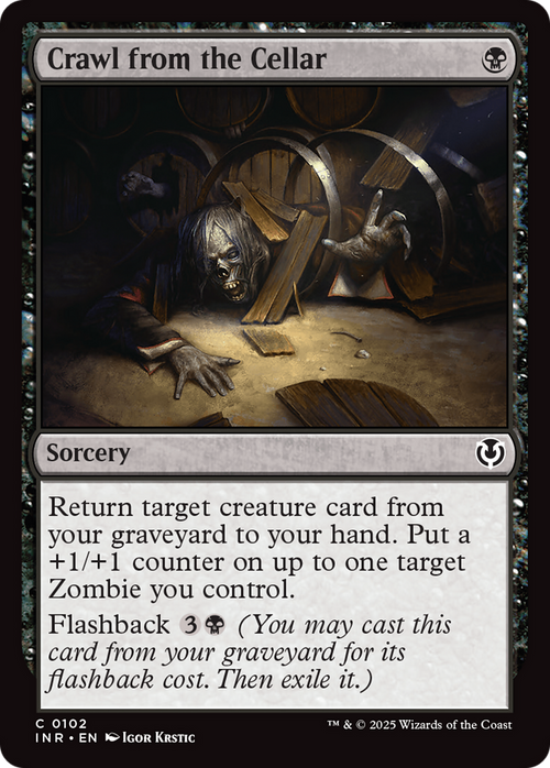 Crawl from the Cellar (INR-102) - Innistrad Remastered Foil