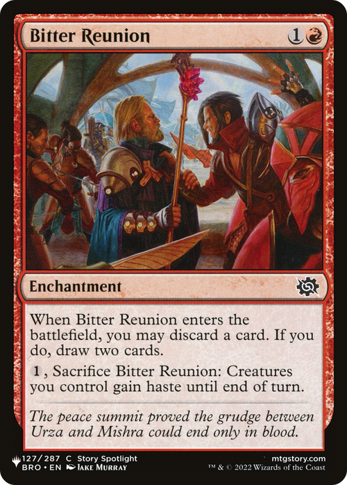 Bitter Reunion (LIST-127/012) - The List