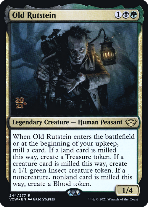 Old Rutstein (PRE-244) - Innistrad: Crimson Vow Promos Foil