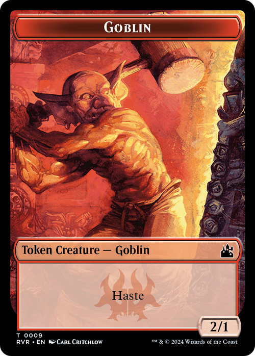 Goblin (TRVR-009) - Ravnica Remastered Tokens Foil