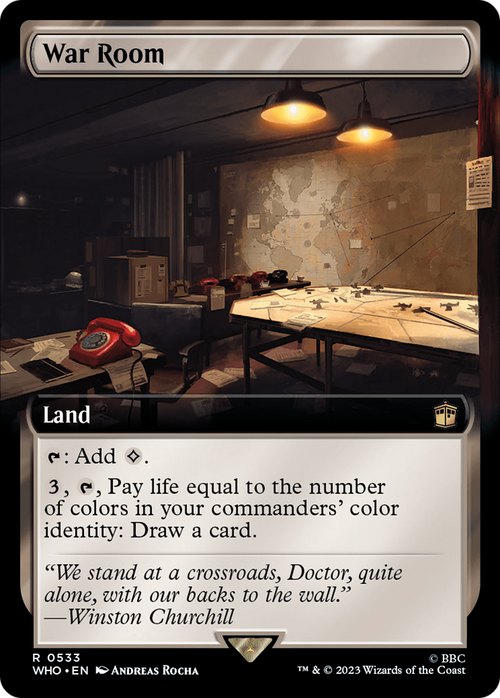 War Room (Extended Art) (WHO-533) - Doctor Who: (Extended Art)