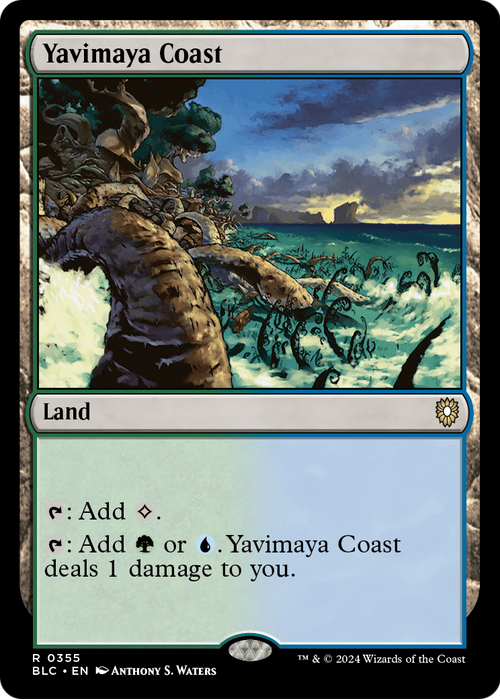 Yavimaya Coast (BLC-355) - Bloomburrow Commander