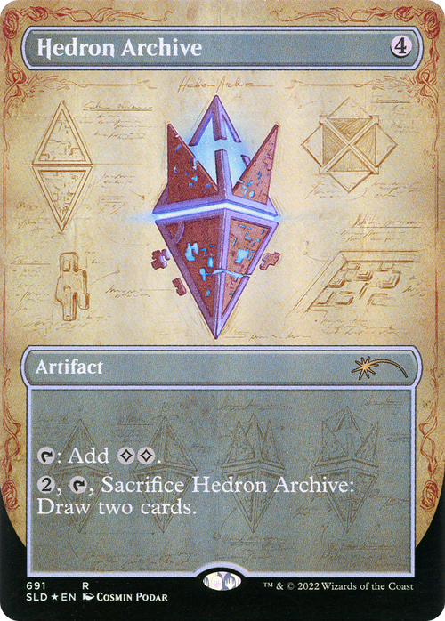 Hedron Archive (Borderless) (SLD-691) - Secret Lair Drop Foil