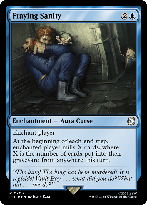 Fraying Sanity (Surge Foil) (PIP-703) - Fallout Foil