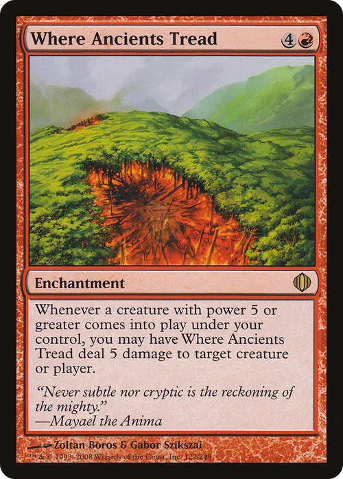 Where Ancients Tread (ALA-122) - Shards of Alara