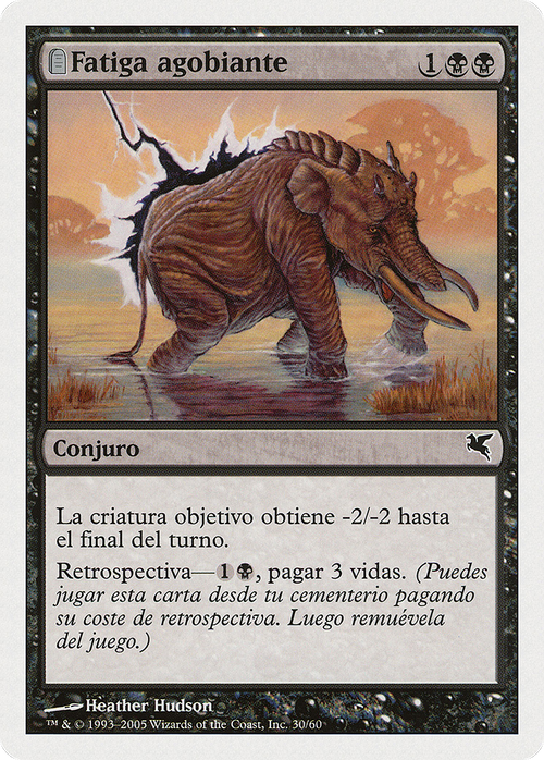 Crippling Fatigue (Italian) - "Fatica Storpiante" (A30) (PSAL-A30) - Salvat 2005: (tombstone)