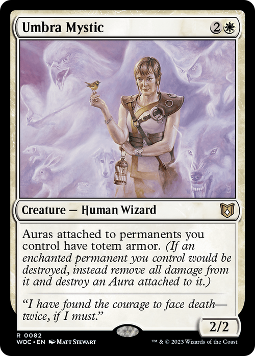 Umbra Mystic (WOC-082) - Wilds of Eldraine Commander